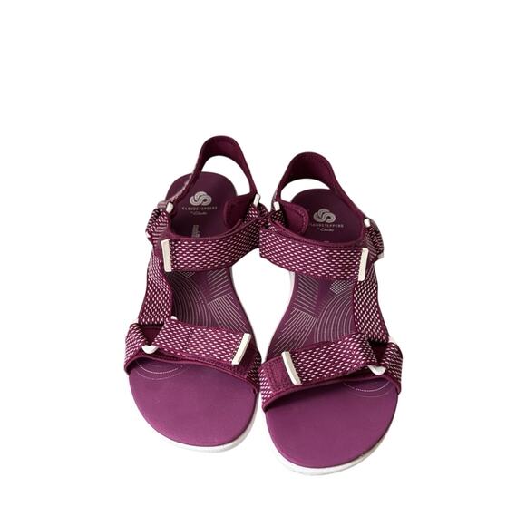 Cloudsteppers By Clarks Sandals Adjustable Straps Comfort Support Women’s 11 - Picture 4 of 5